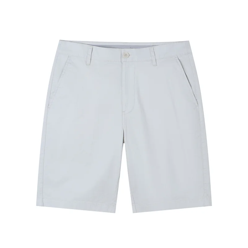GIORDANO Men’s Slim Twill Bermuda Shorts with Stretch Waist